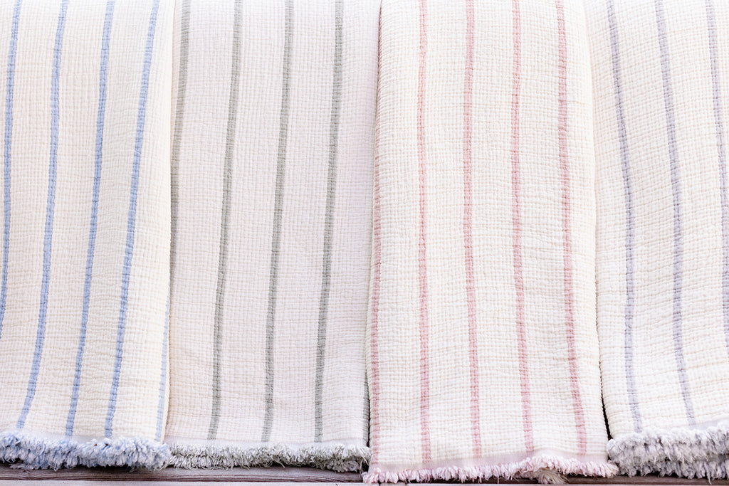Quilted Stripe Blanket