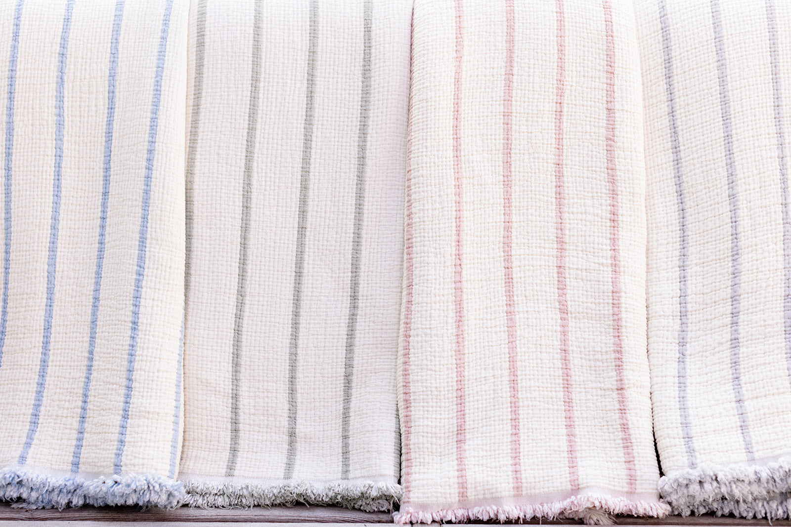 Quilted Stripe Blanket