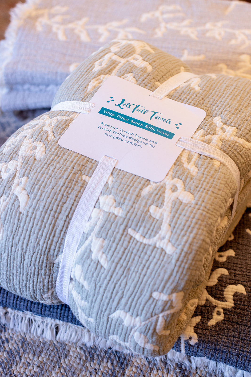 Quilted Grapevine Blanket - WHOLESALE