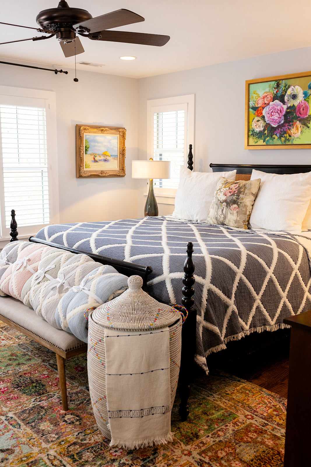 Quilted Trellis Blanket