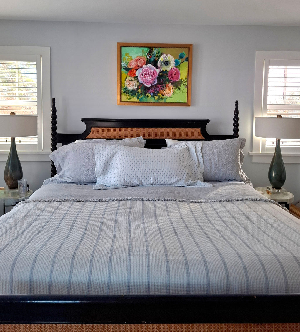 Quilted Stripe Blanket